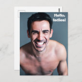 "Hallo, meine Damen" Typ Postkarte (Vorne/Hinten)