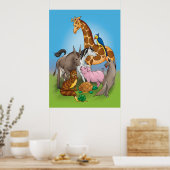Hallo meine Freunde! -Poster Poster (Küche)