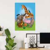 Hallo meine Freunde! -Poster Poster (Heimbüro)