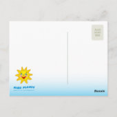 Hallo meine Freunde! - Vorlage für Postkarten (Rückseite)