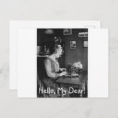 Hallo, meine liebe Postkarte (Vorne/Hinten)