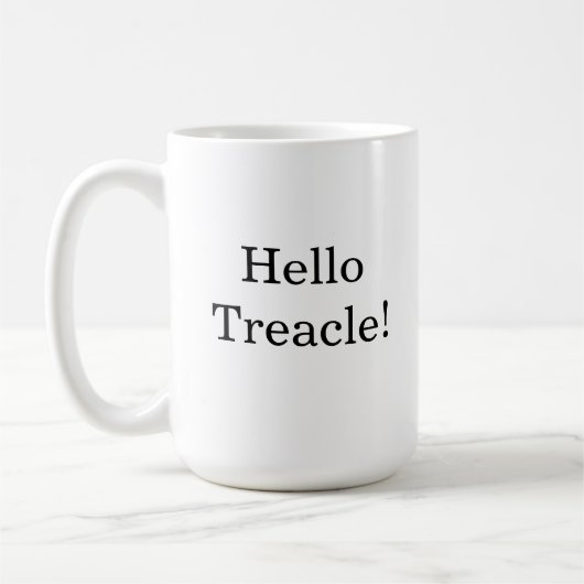 Hallo Melasse-Tasse Kaffeetasse (Links)