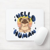 Hallo Mensch Heilende Yoga Hund Mousepad (Mit Mouse)