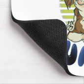 Hallo Mensch Heilende Yoga Hund Mousepad (Ecke)