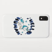 Hallo Mensch Lieblich Unicorn Case-Mate iPhone Hülle (Rückseite (Horizontal))