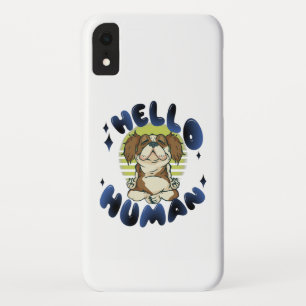 Hallo Mensch Meditierender Yoga-Hund Case-Mate iPhone Hülle