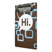 Hallo. Mini Klemmbrett (Gewinkelt2)