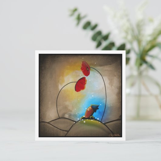 Hallo - Mini Print (Stehend Vorderseite)