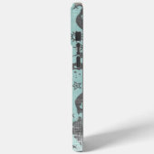 Hallo Mint Leinen Bär Fuchs Muster iPhone 6 Plus Case-Mate iPhone Hülle (Rückseite / Links)