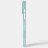 Hallo Mint Leinen Muster iPhone 7 Plus Case-Mate iPhone Hülle (Rückseite / Links)