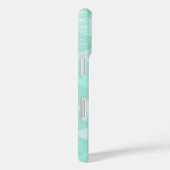 Hallo Mint Linen Muster iPhone 7 Plus Case-Mate iPhone Hülle (Rückseite / Rechts)