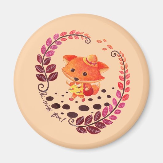 Hallo, Miss Fox! Magnet (Vorne)