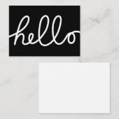 Hallo Mitteilungskarte (Vorne/Hinten)