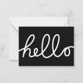 Hallo Mitteilungskarte (Vorderseite)