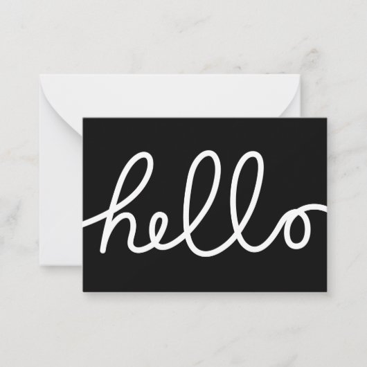 Hallo Mitteilungskarte (Vorderseite)