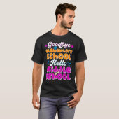 Hallo Mittelschule Abschluss Grundschule T-Shirt (Vorne ganz)