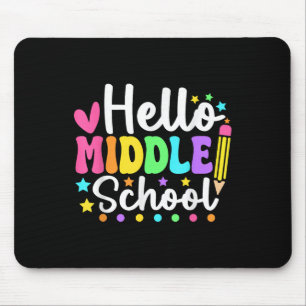 Hallo Mittelschule zurück zum Lehrer Mousepad
