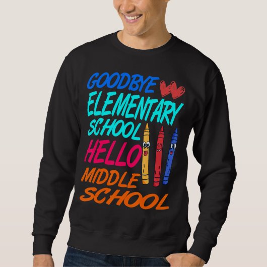 Hallo Mittlerer Abschluss Vortrag Sweatshirt (Vorderseite)