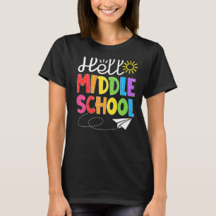 Hallo Mittlerer Schulspass Zurück zu Schüler Te T-Shirt