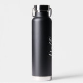 Hallo Modernes einfaches Skript mit Ihrem Namen Trinkflasche (Vorne)