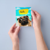 Hallo Mops Geschenkidee, Mops Besitzer, Dog Lover  Flyer (Gruppe)
