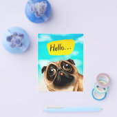 Hallo Mops Geschenkidee, Mops Besitzer, Dog Lover  Flyer (Einzeln)