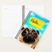Hallo Mops Geschenkidee, Mops Besitzer, Dog Lover Planer (Anzeige)