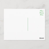 Hallo Mops Welpe Hund Gruß Postkarte (Rückseite)