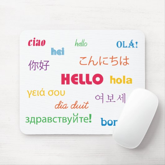 Hallo Mousepad (Mit Mouse)