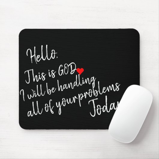 Hallo Mousepad (Mit Mouse)
