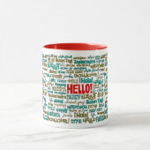Hallo (multi Sprach) Tasse (Zentrum)