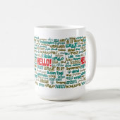 Hallo (multi Sprach) Tasse (VorderseiteRechts)