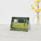 "Hallo, Nachbarin" Karte (Gelbe Blume)