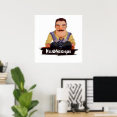 Hallo Nachbarin Poster (Heimbüro)
