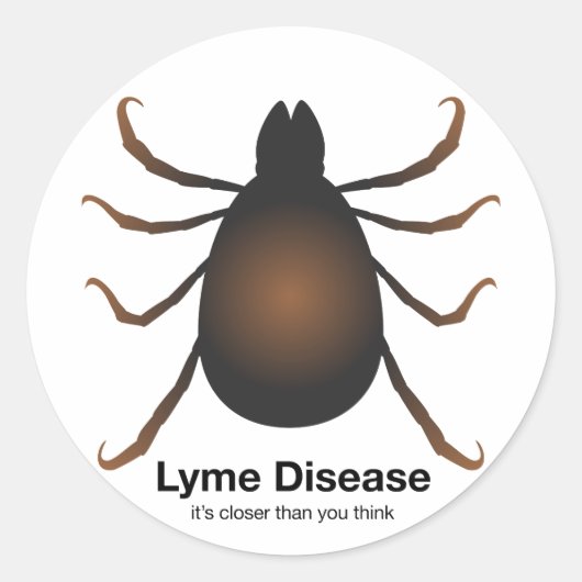 Hallo Nachbarin Runder Aufkleber (Vorderseite)