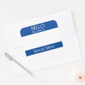 Hallo Name Tag Sticker Abzeichen Funny Party (Umschlag)