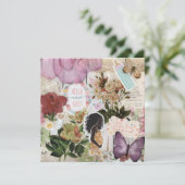 Hallo neues Baby! Babydusche Flat Grußkarte (Stehend Vorderseite)