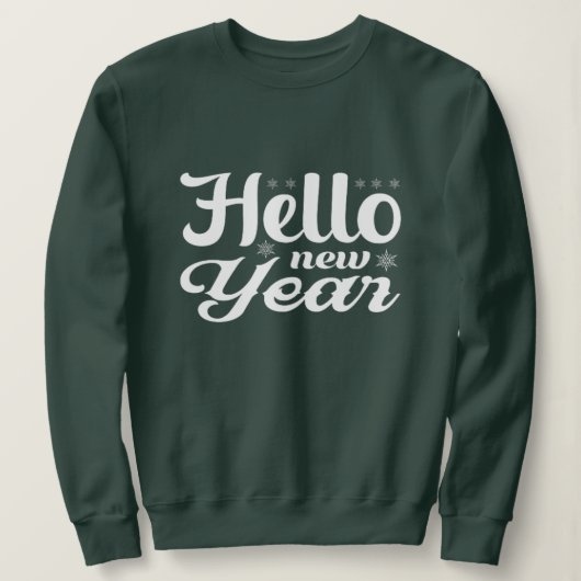 Hallo New Year Sweatshirt (Design vorne)