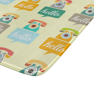 Hallo Niedlich Colorful Hallo Schneidebrett