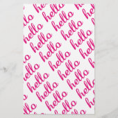 Hallo Niedlich farbige Hallengeschenke (Vorderseite)