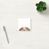 Hallo Niedlich Funny Beagle Dog Modernes Trendy Post-it Klebezettel (Büro)