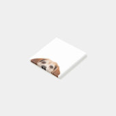 Hallo Niedlich Funny Beagle Dog Modernes Trendy Post-it Klebezettel (angewinkelt)