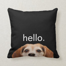 Hallo Niedlich Funny Lächeln Beagle Hund Modernes