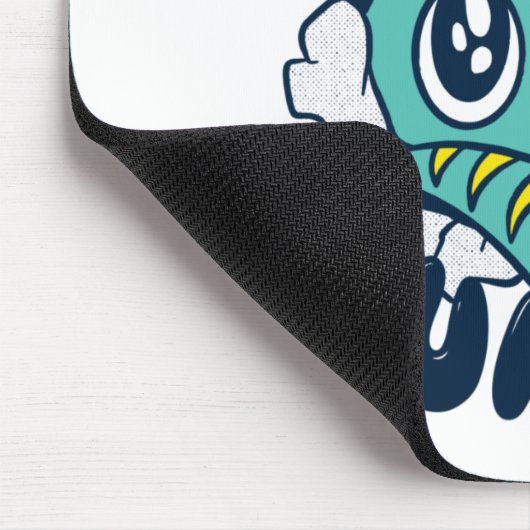 Hallo Niedliche Katze Mousepad (Ecke)