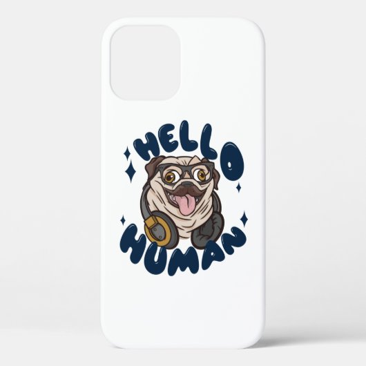 Hallo, Niedlicher Hund Case-Mate iPhone Hülle (Rückseite)
