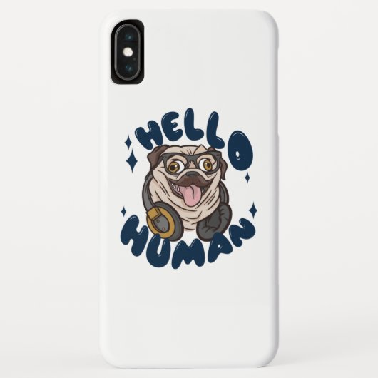 Hallo, Niedlicher Hund Case-Mate iPhone Hülle (Rückseite)