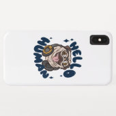 Hallo, Niedlicher Hund Case-Mate iPhone Hülle (Rückseite (Horizontal))