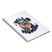 Hallo, Niedlicher Hund Notizblock (Rechte Seite)