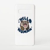 Hallo, Niedlicher Hund Samsung Galaxy Hülle (Rückseite)