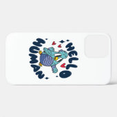 Hallo niedlicher Mensch Case-Mate iPhone Hülle (Rückseite (Horizontal))